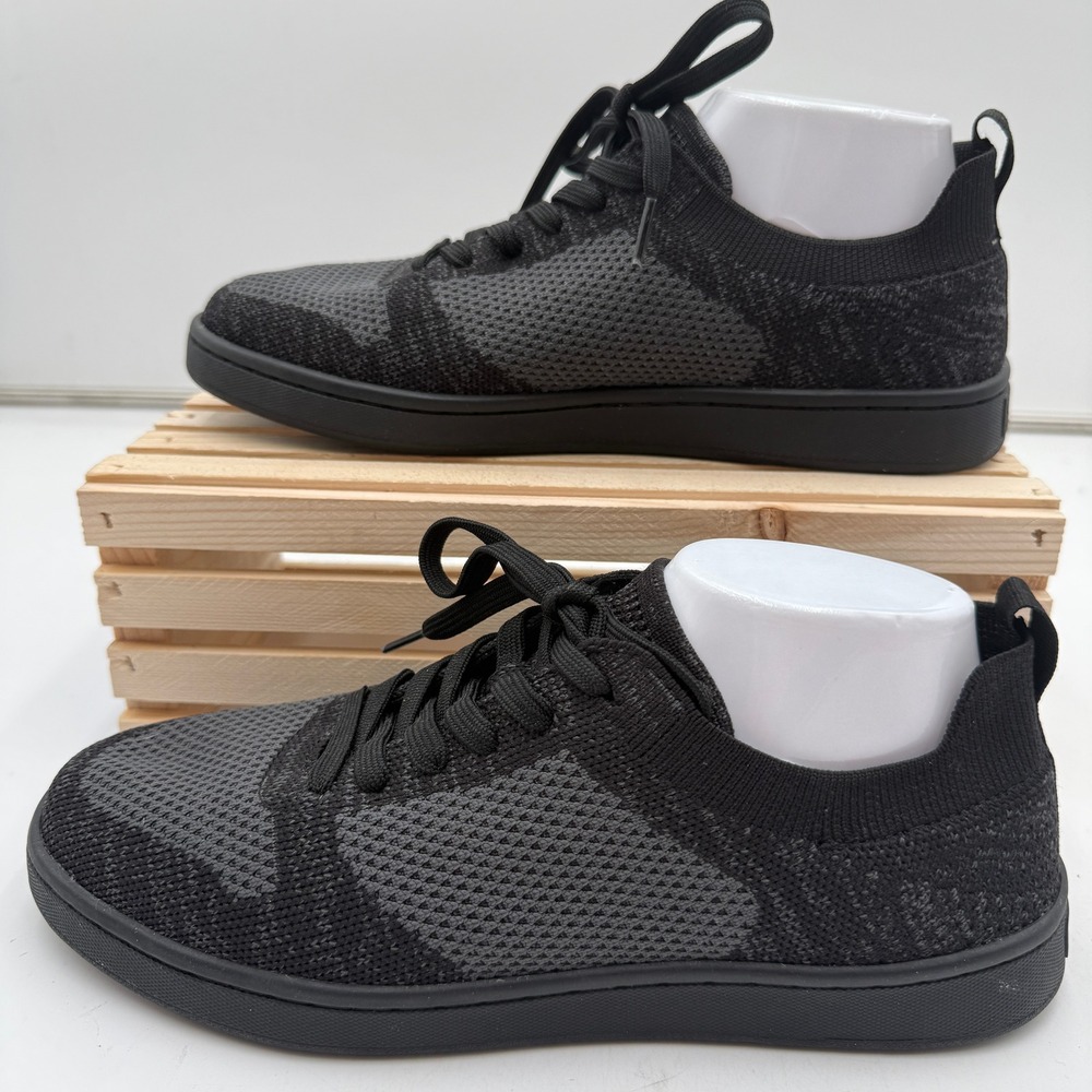 SUAVS Zilker Sneaker Black Digital Knit Travel Shoes Mens 9 Womens 11 EU 42